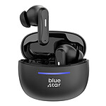 Blue Star Écouteurs Bluetooth Intra-auriculaires Étanche IPX4 Autonomie 4.5H Noir