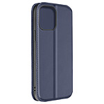 Avizar Étui pour iPhone 14 Pro Max Double Poche Support Collection Dual Pockets  Bleu Nuit
