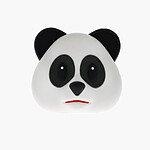 Mojipower Powerbank Panda 5200mAh Design Emoji Blanc / Noir