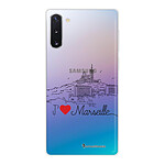 LaCoqueFrançaise Coque Samsung Galaxy Note 10 360 intégrale transparente Motif J'aime Marseille Tendance