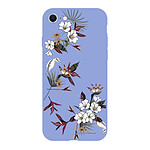 LaCoqueFrançaise Coque iPhone 7/8/ iPhone SE 2020 Silicone Liquide Douce lilas Fleurs Sauvages