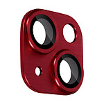 Avizar Film Caméra pour iPhone 14 et 14 Plus Verre Trempé + Alliage d'Aluminium [device_name] Rouge