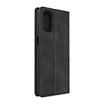 Avizar Étui Portefeuille pour Motorola Moto E32 Porte-cartes Soft-touch Clapet aimanté  Noir