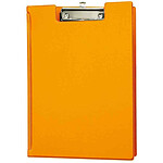 Maul Porte-bloc à rabat en carton plastifié A4 orange