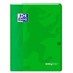OXFORD Cahier Easybook agrafé 24x32cm 96 pages grands carreaux 90g vert