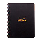 Rhodia Cahier à spirale 'Note Book', A5, quadrillé 5x5, noir
