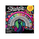 Sharpie pack de 28 marqueurs permanents FINE 'Paon'