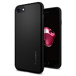 Spigen Coque iPhone SE 2022 / 2020 et 8 / 7 Silicone Antichoc Liquid Air Noir