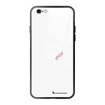 LaCoqueFrançaise Coque iPhone 6/6S Coque Soft Touch Glossy Coeur Blanc Amour Design