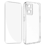 Avizar Coque pour Realme GT Neo 2 et GT 2 Silicone Souple et Film Verre Trempé 9H  transparent