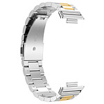 Avizar Bracelet pour Huawei Watch Fit 2 Maille Acier Inoxydable Bicolore  argent / doré