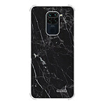 Evetane Coque Xiaomi Redmi Note 9 anti-choc souple angles renforcés transparente Motif Marbre noir