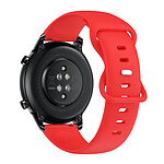 Avizar Bracelet pour Honor Magic Watch 2 42mm Silicone Souple Rouge