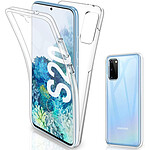 Evetane Coque Samsung Galaxy S20 360° intégrale protection avant arrière silicone transparente Motif