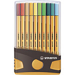 STABILO Feutre à pointe fine point 88, ColorParade de 20 pcs