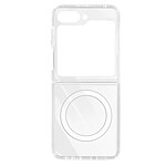 Avizar Coque MagSafe pour Samsung Galaxy Z Flip 5 Rigide  Transparent