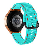 Avizar Bracelet pour Galaxy Watch 5 / 5 Pro / 4 Silicone Coutures Bicolore  Bleu / Rouge