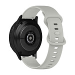 Avizar Bracelet pour Samsung Galaxy Watch Active 2 40mm Silicone Lisse Gris