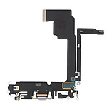 Clappio Connecteur de Charge pour iPhone 15 Pro Max, Port USB C + Microphone Blanc