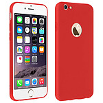 Forcell [marque_produit] Coque iPhone 6 , iPhone 6S Coque Soft Touch Silicone Gel Souple Rouge