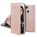 Jaym Étui Folio pour Apple iPhone 13 Pro Magnétique Fonction Stand Rose champagne