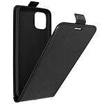 Avizar Étui pour Samsung Galaxy A03 Clapet Vertical Porte-carte Effet Cuir de Cheval  Noir