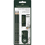 FABER-CASTELL Kit de dessin Crayons CASTELL 9000 Jumbo