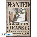 One Piece -  Poster Wanted Franky New (52 X 35 Cm)