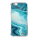 Evetane Coque iPhone 6/6S anti-choc souple angles renforcés transparente Motif Bleu Nacré Marbre