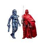 Star Wars Episode VI Black Series Carbonized - Pack 2 figurines Emperor's Royal Guard & TIE Fig