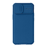 Nillkin Coque pour iPhone 13 Mini Hybride Cache Caméra CamShield Pro Bleu