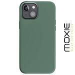 Moxie Coque pour iPhone 15 Plus Semi-rigide Intérieur Microfibre Vert sapin