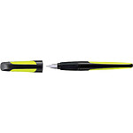 STABILO Stylo plume EASYbuddy A, droitiers, noir/lime