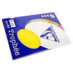 CLAIREFONTAINE Ramette 50 Feuilles Papier 160g A4 210x297 mm Certifié FSC jaune soleil