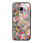 LA COQUE FRANCAISE Coque Samsung Galaxy S9 Coque Soft Touch Glossy Fleurs Beige et Rose Design