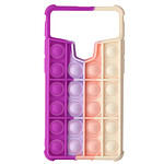 Avizar Coque pour Téléphone 5,6 à 5,9'' Anti-stress Bubble pop Fidget Toy Taille XL Violet Violet clair Rose Rose pâle