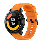 Avizar Bracelet pour Xiaomi Watch S1 Active / Watch Color 2 Souple Orange