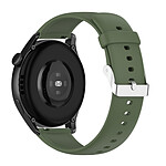 Avizar Bracelet pour Huawei Watch 3 Pro Silicone Souple Kaki