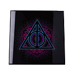 Harry Potter - Décoration murale Crystal Clear Picture Deathly Hallows 32 x 32 cm