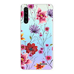 Evetane Coque Xiaomi Redmi Note 8 T 360 intégrale transparente Motif Fleurs Multicolores Tendance