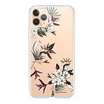 LaCoqueFrançaise Coque iPhone 11 Pro Max silicone transparente Motif Fleurs Sauvages ultra resistant