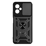 Avizar Coque pour Xiaomi Redmi Note 12 5G avec Cache caméra et Bague Support Vidéo  Noir