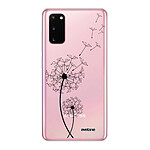 Evetane Coque Samsung Galaxy S20 360 intégrale transparente Motif Pissenlit Tendance