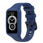 Avizar Bracelet pour Huawei Band 7 / 6 Pro / 6 / Honor Band 6 Silicone Souple  Bleu Marine