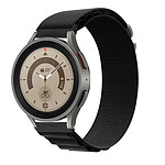 Avizar Bracelet Nylon pour Huawei Watch GT 3 Pro 46mm 43mm Watch GT 2 46mm 42mm Noir