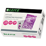 LEITZ Etui plastification pour cartes de visite 60x90 mm 2x125mic Pack de 100