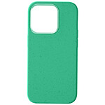 Avizar Coque pour iPhone 15 Pro Silicone gel Anti-traces Compatible QI 100% Recyclable  Vert