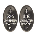 Thomson-Pack 2x piles lithium bouton CR2025