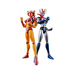 Mazinger Z - Figurines Diecast Soul of Chogokin GX-08R Aphrodai A vs GX-09R Minerva X 16 cm