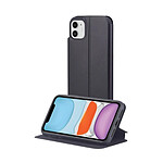 Myway Étui Folio pour iPhone 11 Fonction Stand Noir